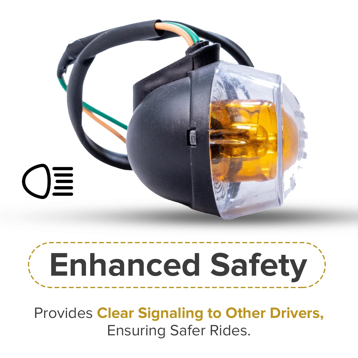 Front Turn Signal for the Baja Sun City (SC150) 150cc Scooter