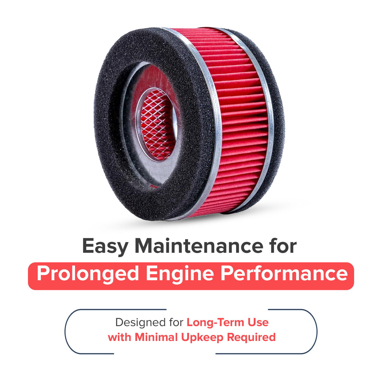 Stock OEM Round Air Filter for GY6 125cc & 150cc Scooter Engines
