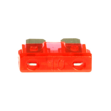 10 Amp ATO Blade Fuse, a red plastic electrical device, essential for electric and gas scooters.