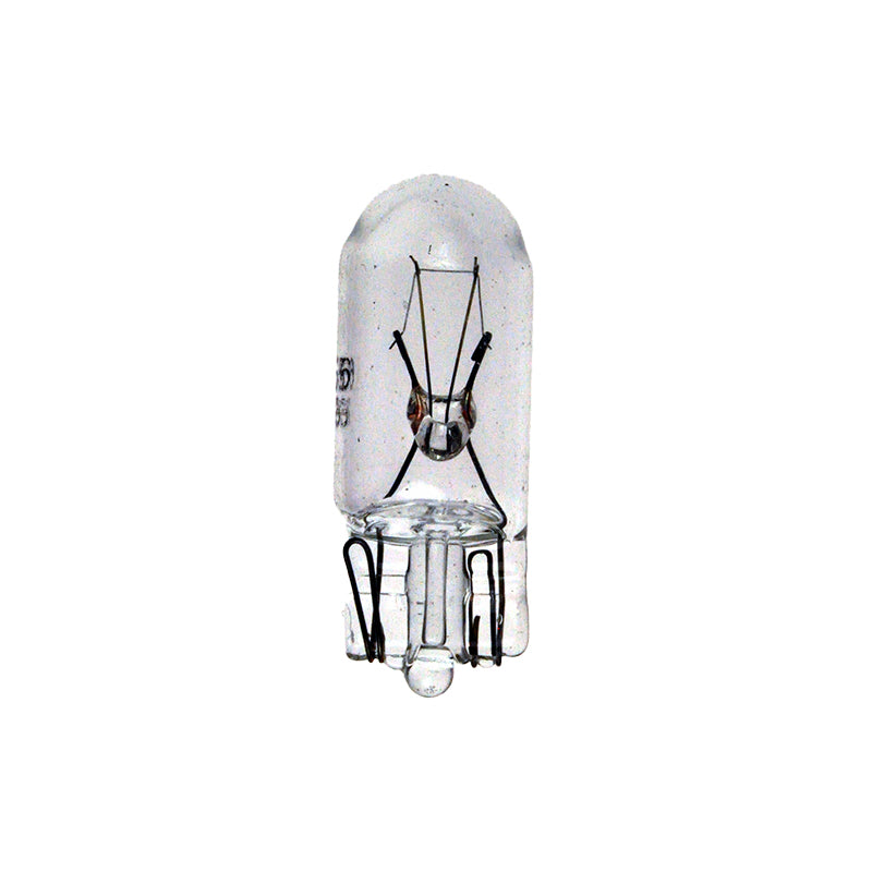 28 Volt Plug-In Headlight Bulb for Pride Scooters, shown as a clear light bulb with black wire, suitable for upper and lower headlights, and direction lights.