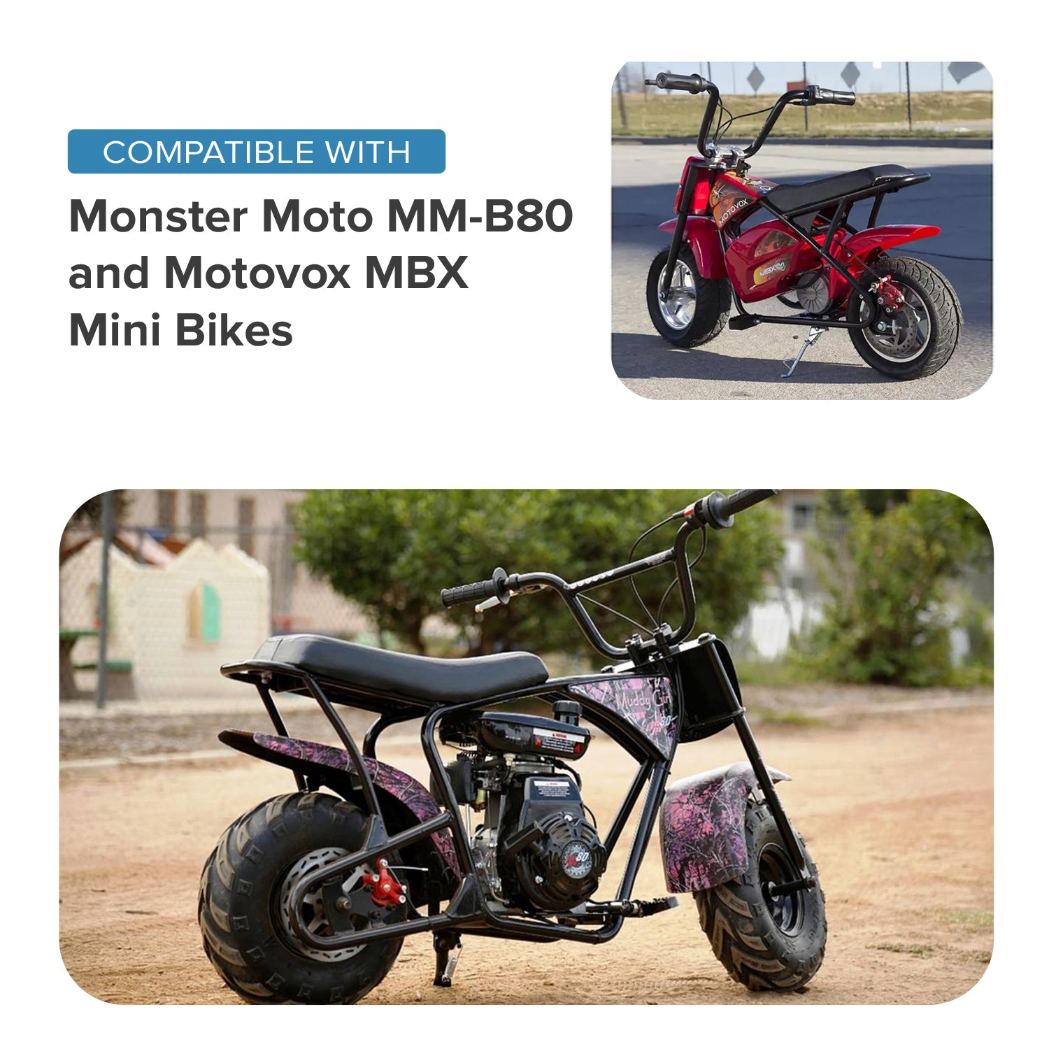 Throttle Cable for Motovox MBX10 and MBX11 Mini Bikes