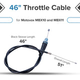Throttle Cable for Motovox MBX10 and MBX11 Mini Bikes