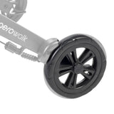 10277-05 rear wheel shown in color on the Drive Medical AeroWalk Ultra-Lite Rollator (10277), rest of the rollator greyed out