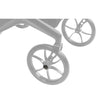 10278-15 caster axle assembly shown in color on the Drive Medical AeroCarbon Ultra-Lite Rollator (10278), rest of the rollator greyed out
