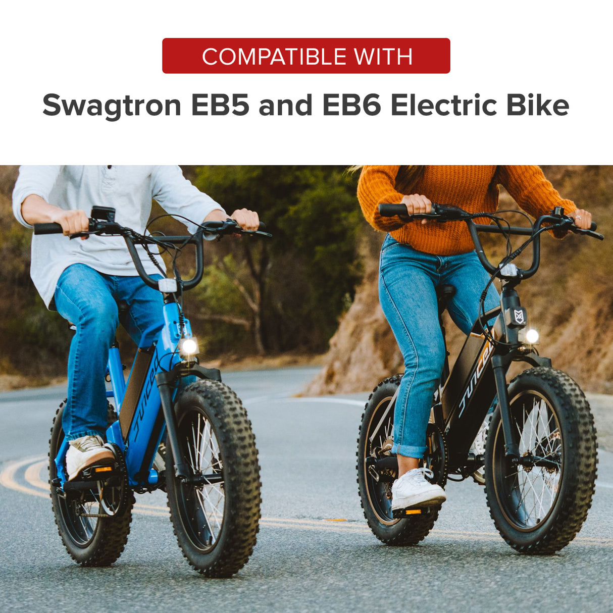 36 Volt Twist Grip Throttle with Battery Indicator & On/Off Switch for the Swagtron EB5 Electric Bike