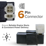 CDI Module (Ignitor) with 6 Pin Rounded Connector for the TaoTao CY50-T3 Scooter
