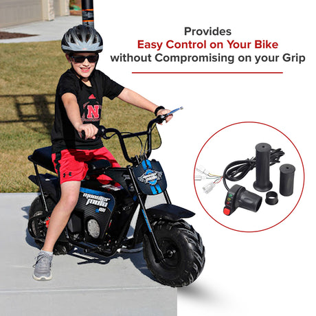 36 Volt 6-Pin Twist Grip Throttle with On/Off Button for the Monster Moto Classic 1000w (MM-E1000)