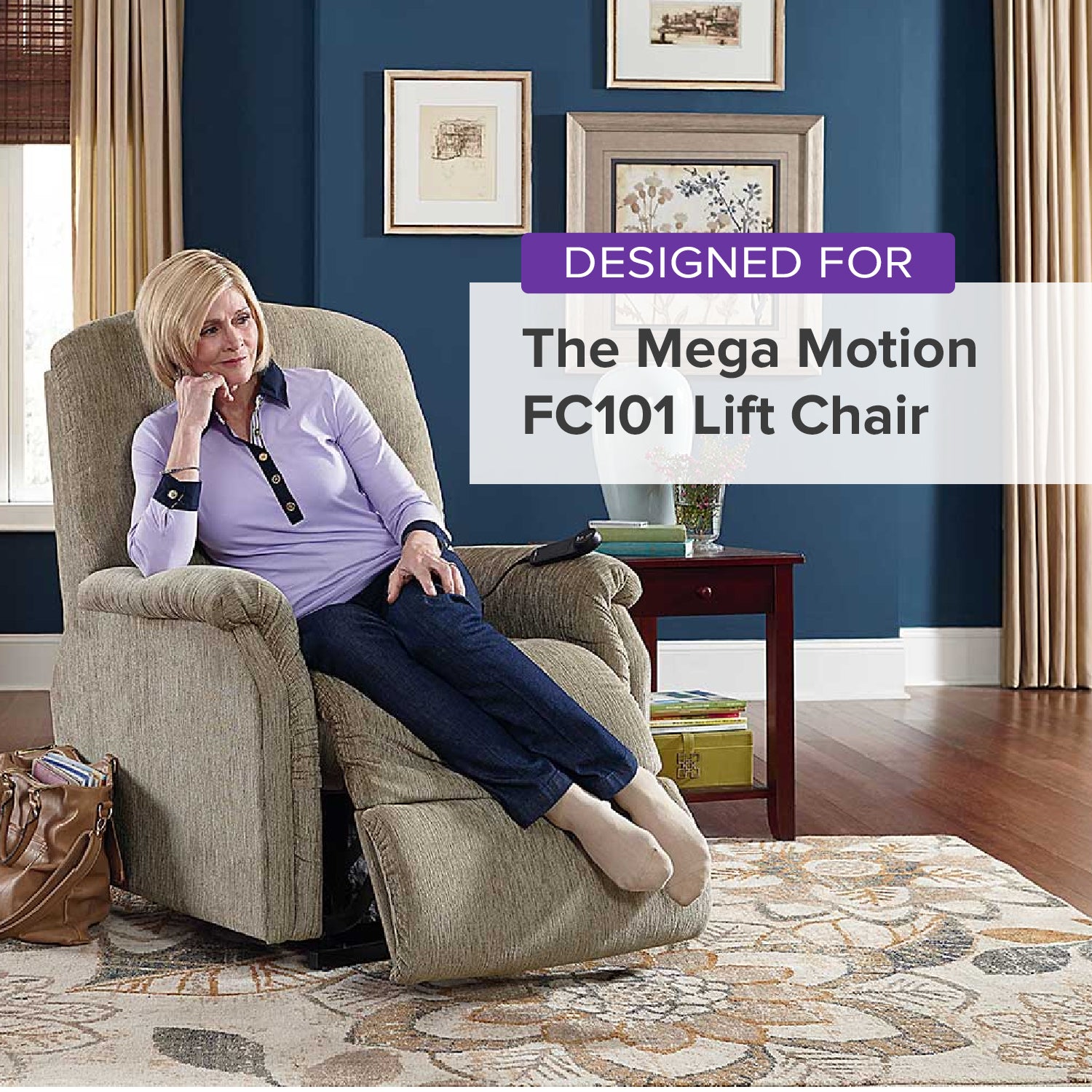 6-Button Hand Control for the Mega Motion FC101 Lift Chair (ELE122509)