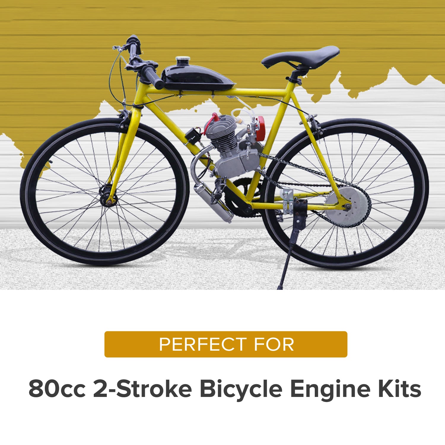 Petcock Fuel Valve with M10-1.0 Thread for 80cc 2-Stroke Bicycle Engine Kit
