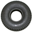 10x3 (3.00-4, 260x85) Black Pneumatic Mobility Tire with Powertrax C248 Tread, displaying a durable black tire with a central hole, ideal for mobility scooters and power chairs.