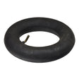 110/90/65-6.5 (110/50-6.5 Replacement) Front/Rear Inner Tube with Angled Valve Stem for electric mini bikes and pocket bikes, featuring a black rubber tire and tube.