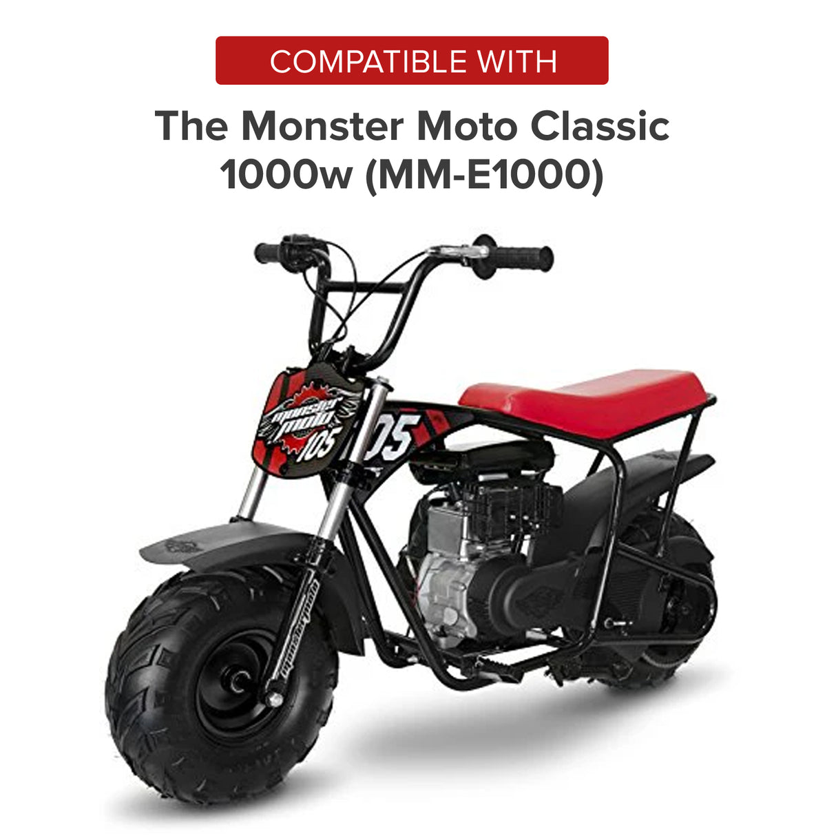 36 Volt 6-Pin Twist Grip Throttle with On/Off Button for the Monster Moto Classic 1000w (MM-E1000)