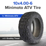 10x4.00-6 Minimoto ATV Tire with Q127 Tread