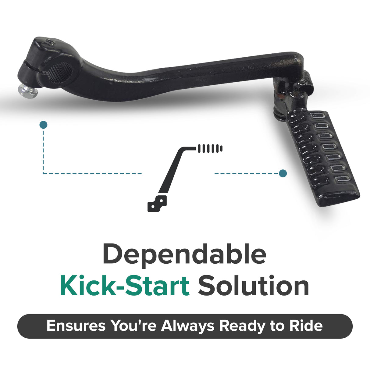 Kick Start Arm Assembly for the TaoTao Speedy 50 Scooter