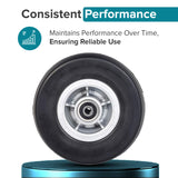 6"x2" Low Impact Caster Wheel Assembly with Black Tire for the Jazzy 600 ES (WHLASMB2131)