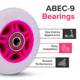 76 mm x 24 mm Caster Wheels for the Razor Crazy Cart (V1-6) & Crazy Cart XL (V1-2) (Set of 2)