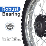 14" (2.50-14) Front Wheel Assembly for Dirt Bikes