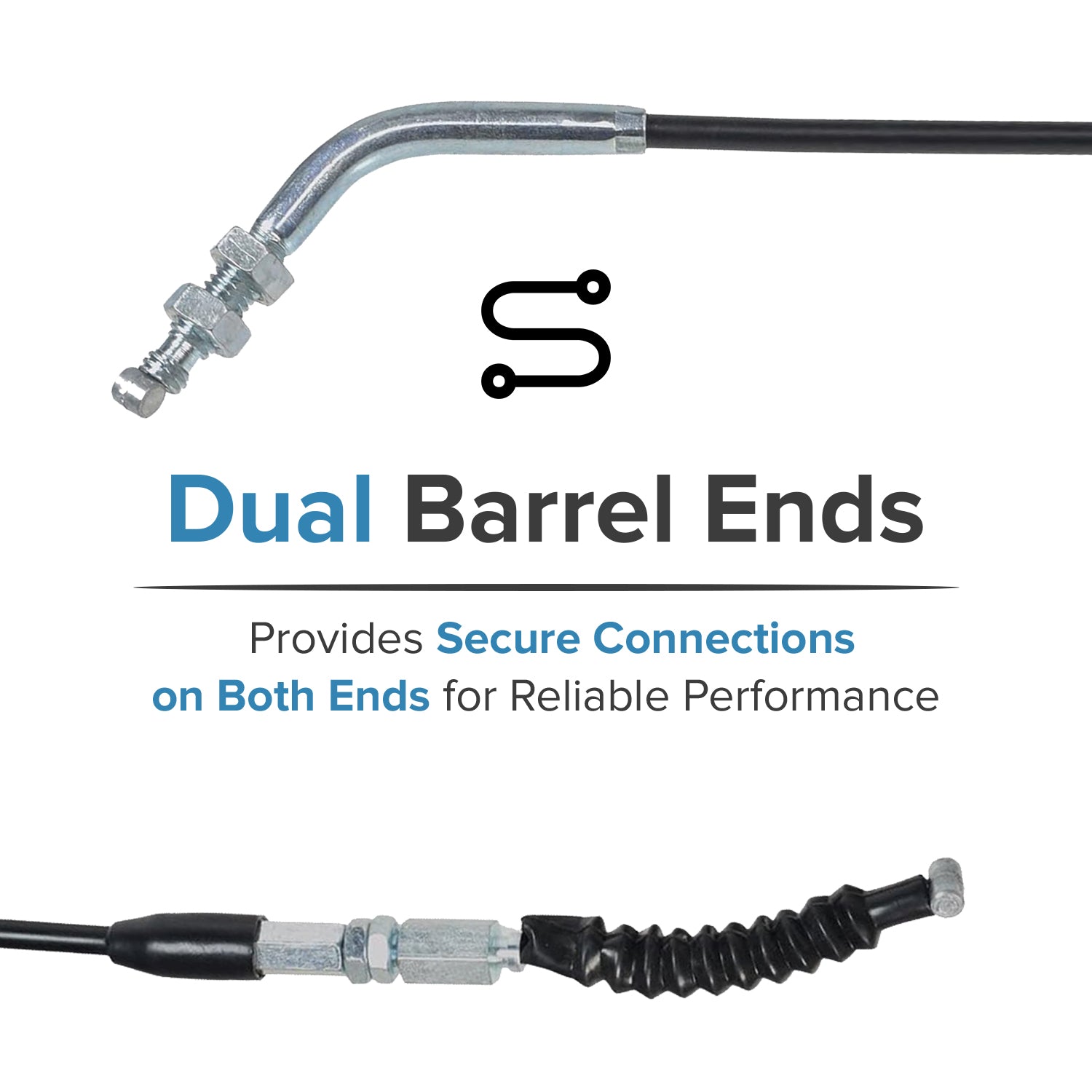 121" Throttle Cable for 150cc - 250cc Kandi & Roketa Go-Karts & Dune Buggies
