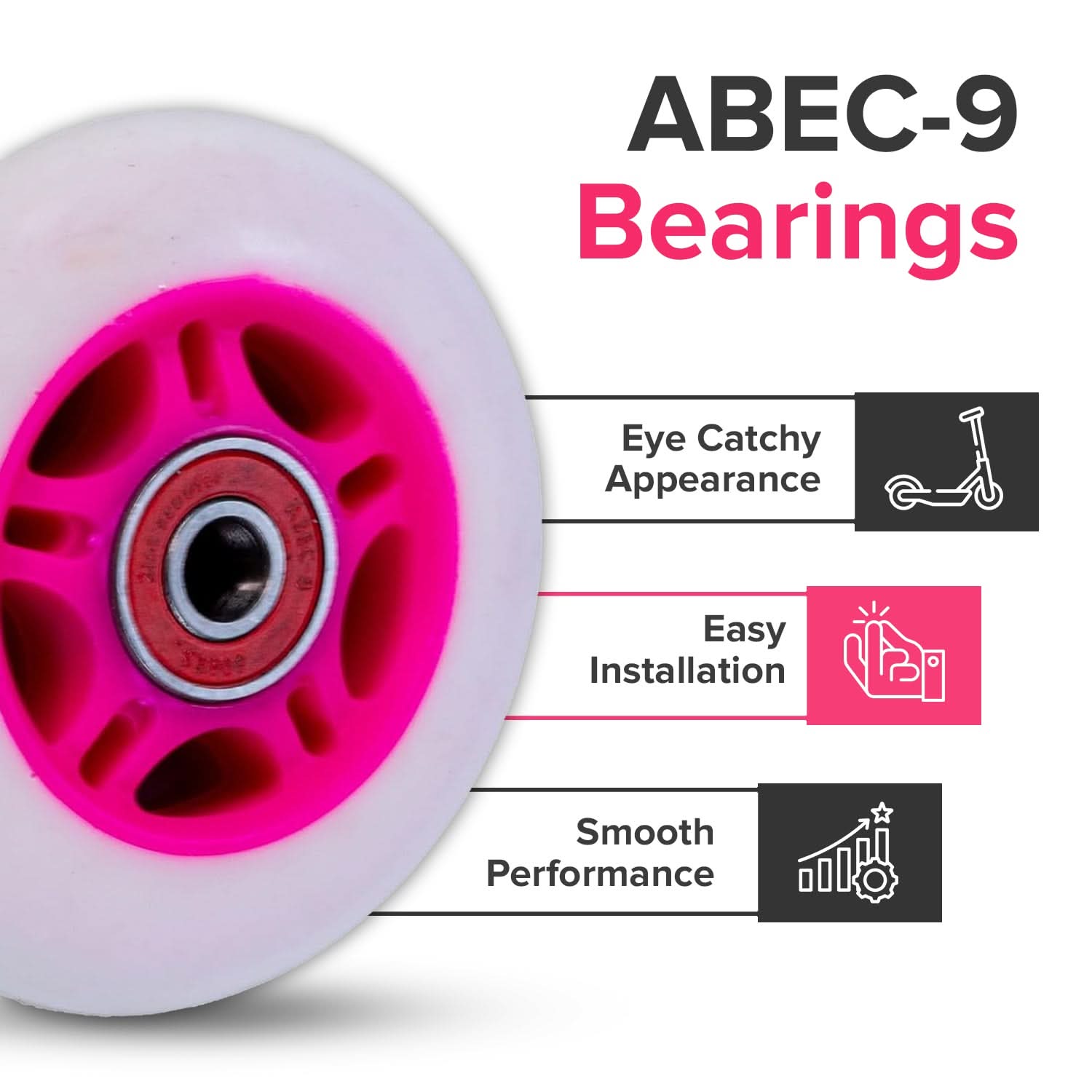 Rear Caster Wheels for the Razor PowerRider 360 (Set of 2)