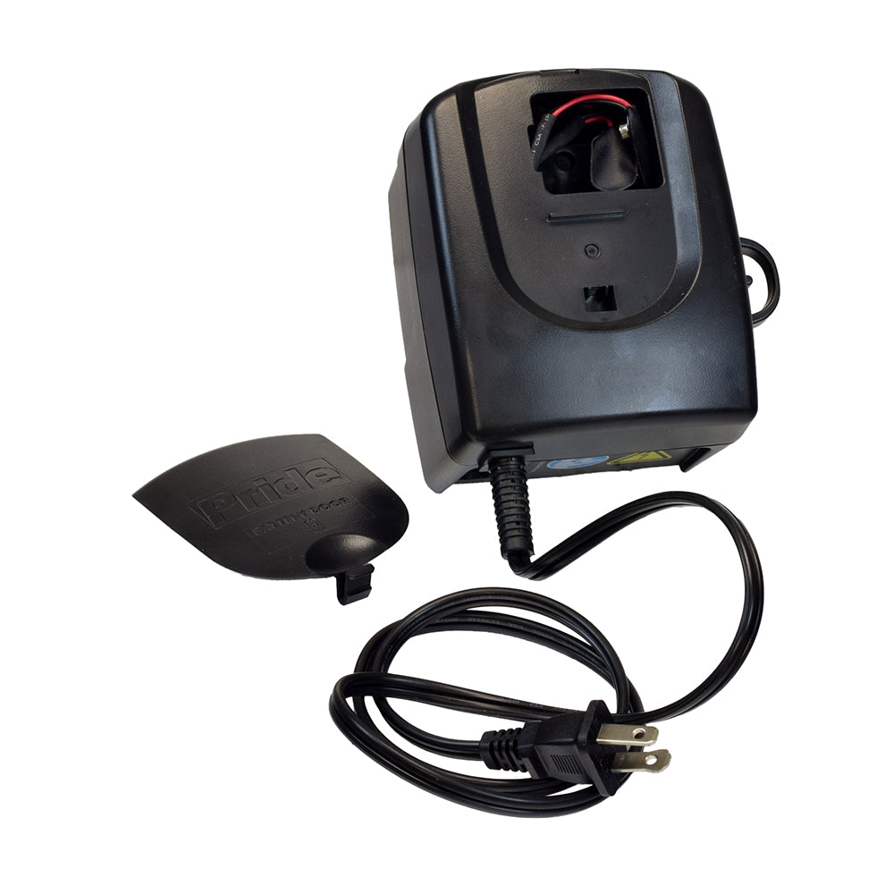 Dewert 50757 Ultra Control Box 5-Pin 115 Volt Low Voltage External Transformer for Single Motor Pride Lift Chairs, featuring a built-in cord and 9 Volt battery backup.