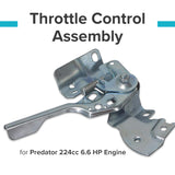 Throttle Control Assembly for the Predator 224cc 6.6 HP Engine