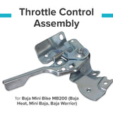 Throttle Control Assembly for the Baja Mini Bike MB165 & MB200 (Baja Heat, Mini Baja, Baja Warrior)