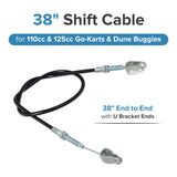 38" Shift Cable for 110cc & 125cc Go-Karts & Dune Buggies