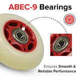 76 mm x 24 mm Caster Wheels for the Razor Crazy Cart (V1-6) & Crazy Cart XL (V1-2) (Set of 2)