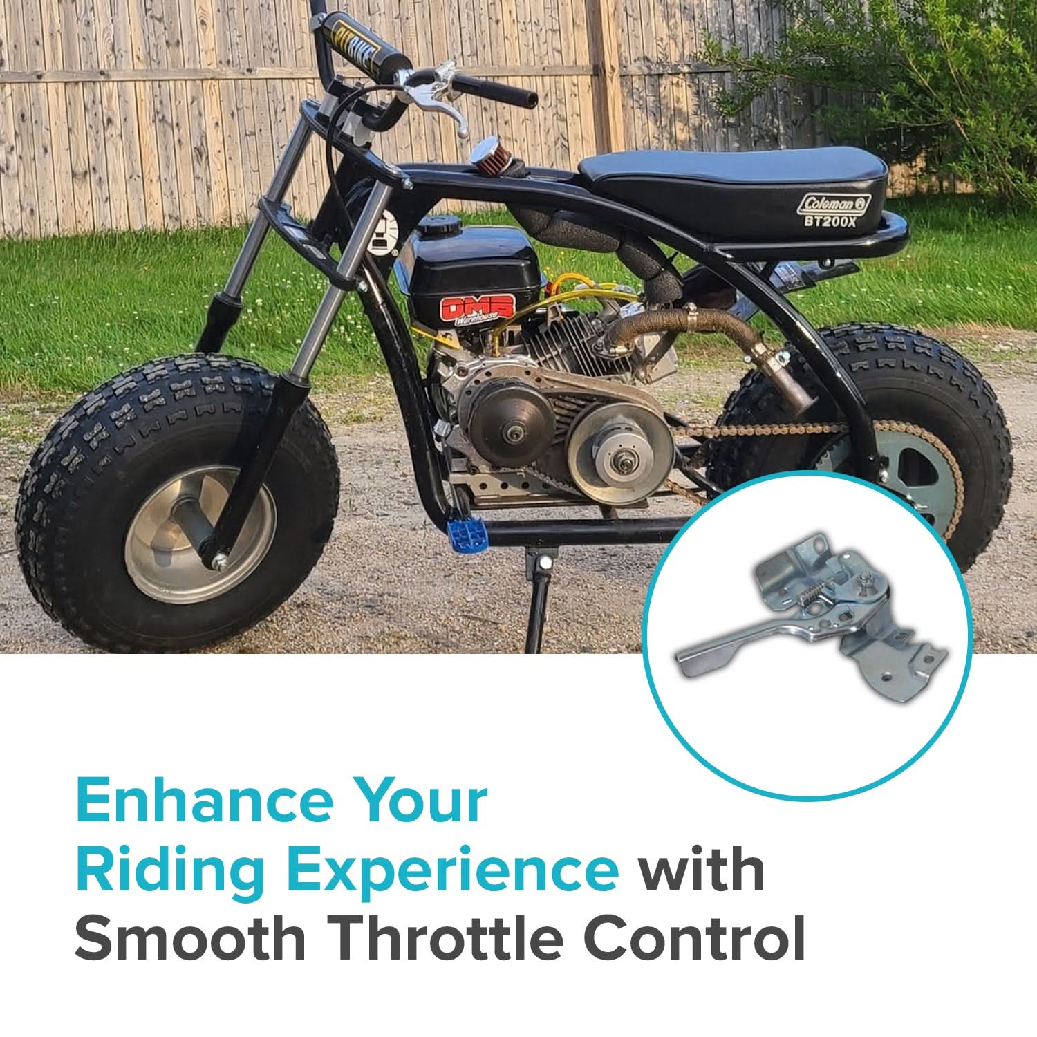 Throttle Control Assembly for Coleman BT200X, CT200, & CT200U-EX Mini – Monster Scooter Parts Throttle Control Assembly for Coleman BT200X, CT200, & CT200U-EX Mini – Monster Scooter Parts
