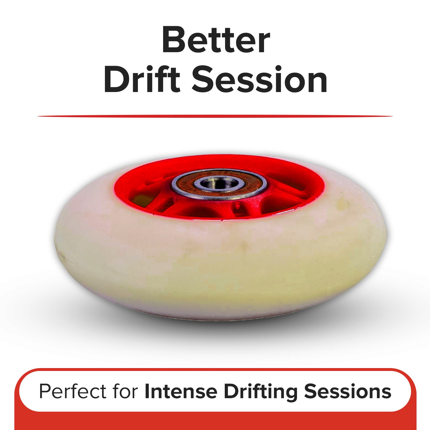 76 mm Wheels with Bearings for Razor Ripstik® Classic, Ripstik® DLX, and Ripstik® "G" (Set of 2)