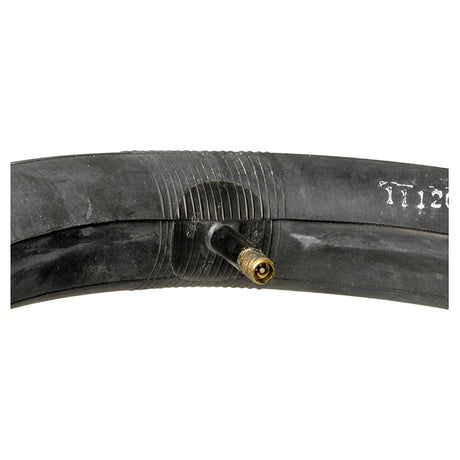 Close-up of the 12-1/2x2-1/4 Heavy-Duty Thorn-Resistant Scooter and Power Chair Inner Tube featuring an extra thick wall and a straight valve stem.