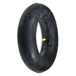 12x3.5 (300/70-6) Inner Tube for ActiveCare Prowler 3310 & 3410 Mobility Scooters, featuring a black rubber exterior and a yellow valve pin.