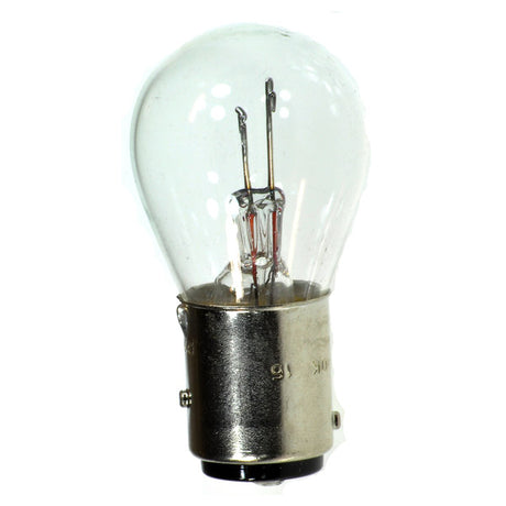 12 Volt 21/5 Watt Taillight & Turn Signal Bulb for Scooters, featuring a clear base and incandescent design, compatible with various scooter models including Honda Elite 250 and many Chinese clones.