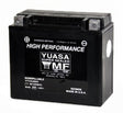 12 Volt YTX20H Sealed AGM Scooter, ATV, and Dirt Bike Battery featuring a black body with white text, designed for maintenance-free, high-performance use in motorcycles and scooters.