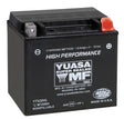 12 Volt YTX20HL Sealed AGM Scooter, ATV, and Dirt Bike Battery featuring a black body with red caps, designed for high performance with 12V, 18Ah capacity, and 310 CCA.