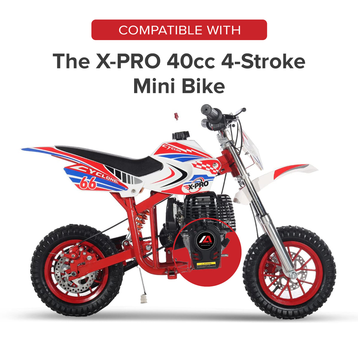 Pull Start for the X-PRO 40cc Mini Bike