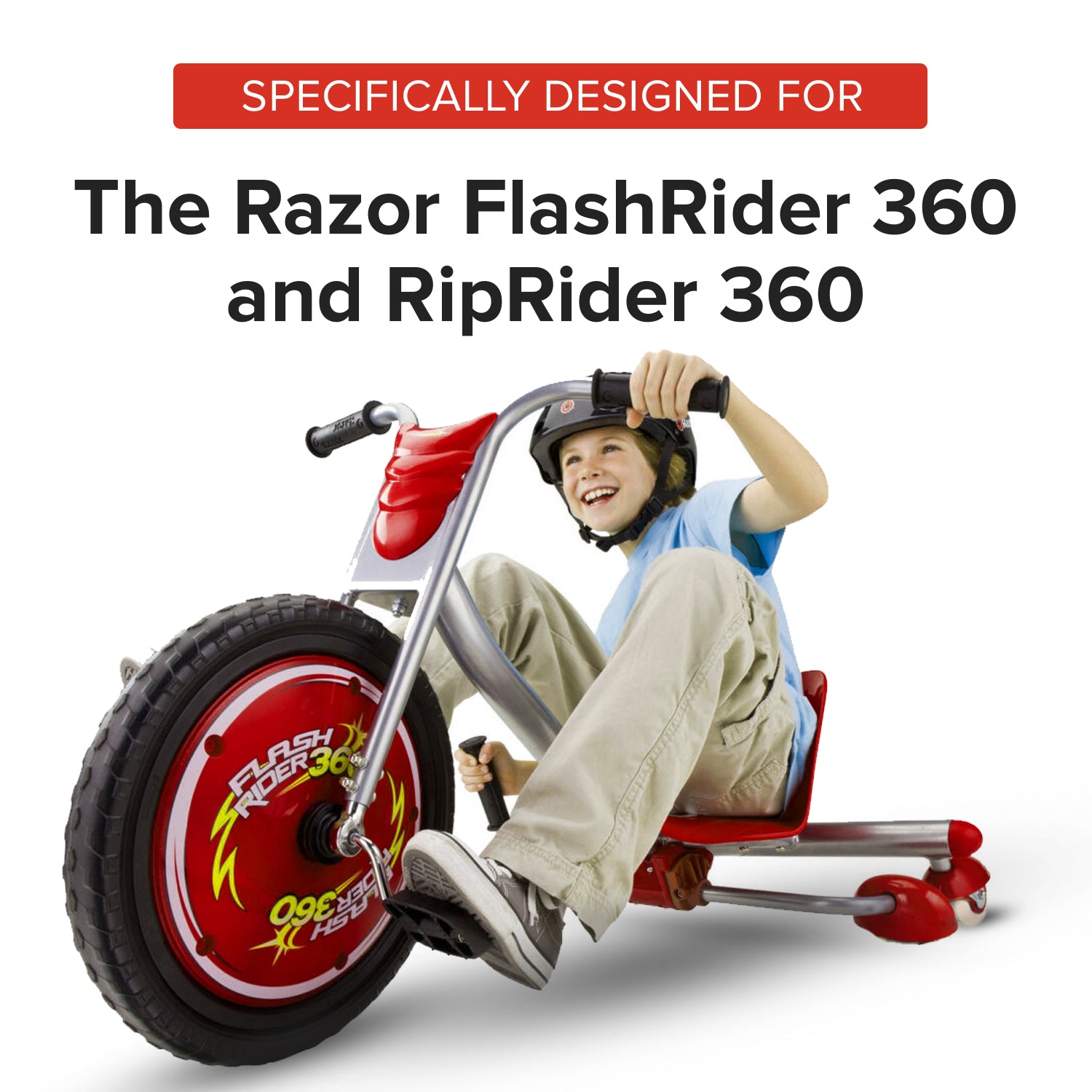 76 mm x 24 mm Caster Wheels for the Razor Crazy Cart (V1-6) & Crazy Cart XL (V1-2) (Set of 2)