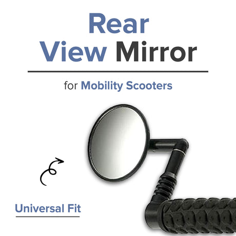 Rear View Mirror for Mobility Scooters