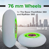 Rear Caster Wheels for the Razor PowerRider 360 (Set of 2)