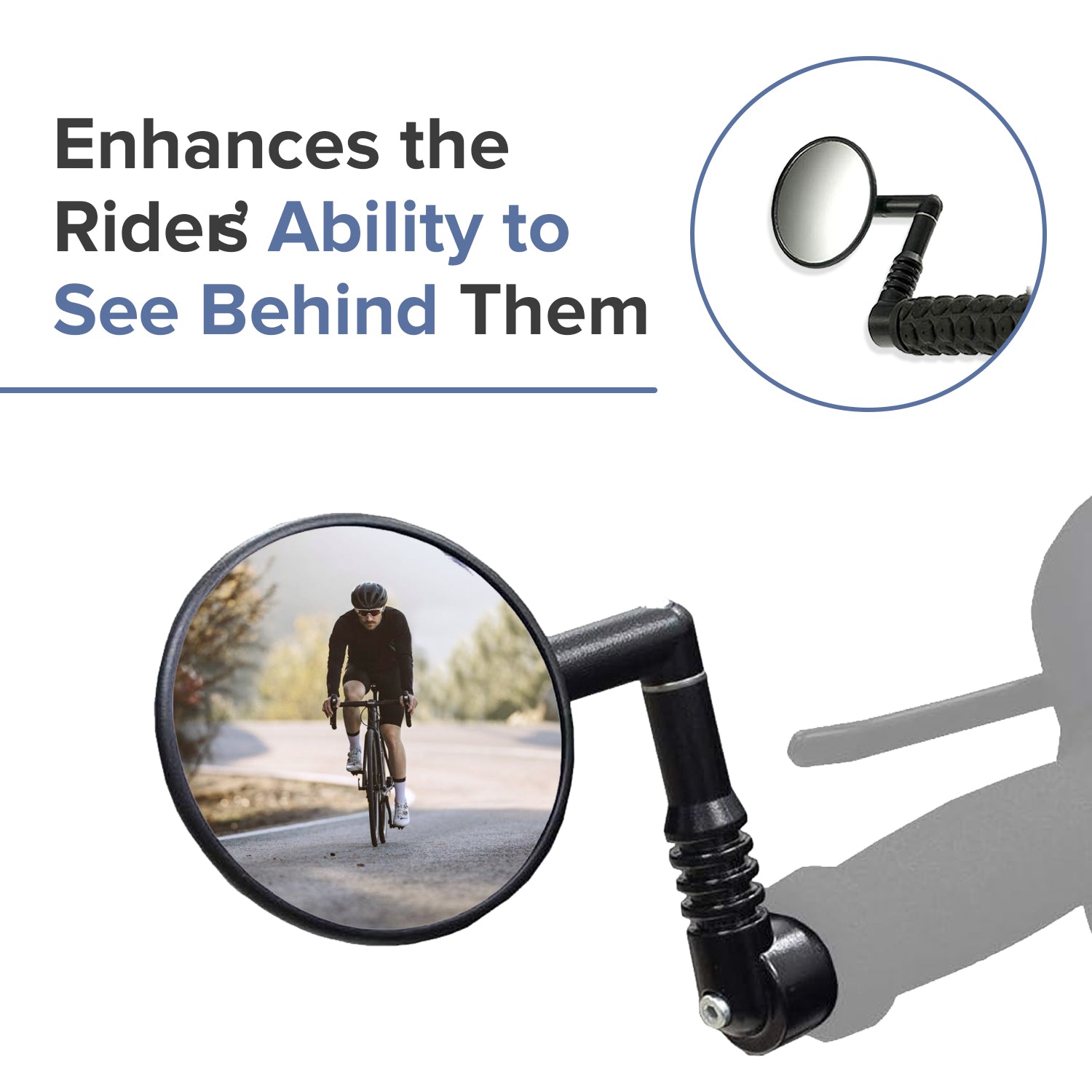 Rear View Mirror for Mobility Scooters