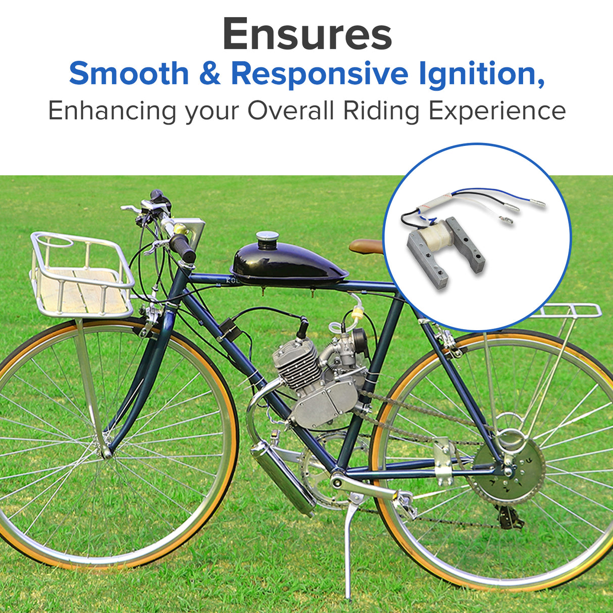 Magneto Coil for 48cc - 80cc 2-Stroke Bicycle Engine Kits