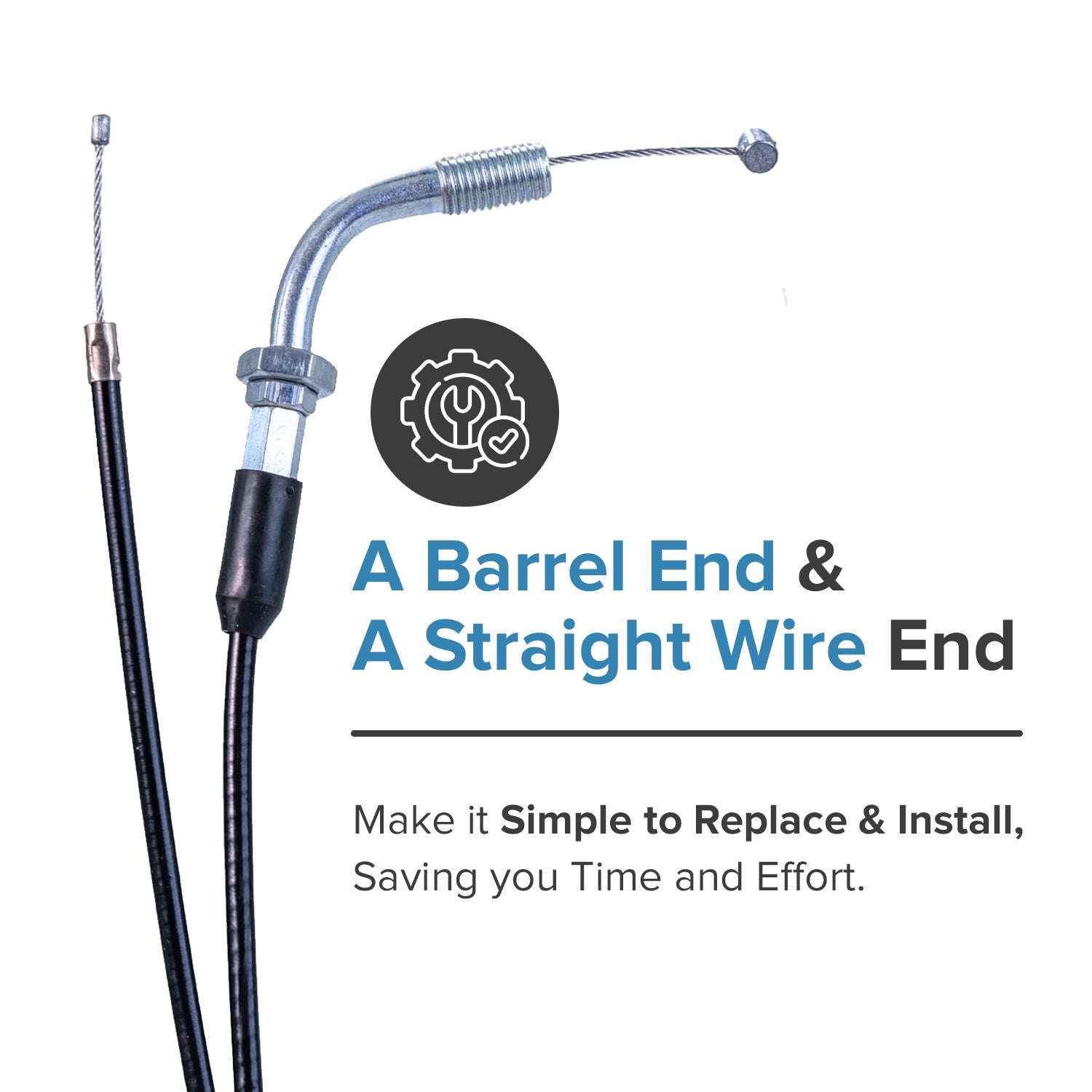 47" Throttle Cable for 48cc - 80cc 2-Stroke Bicycle Engine Kits