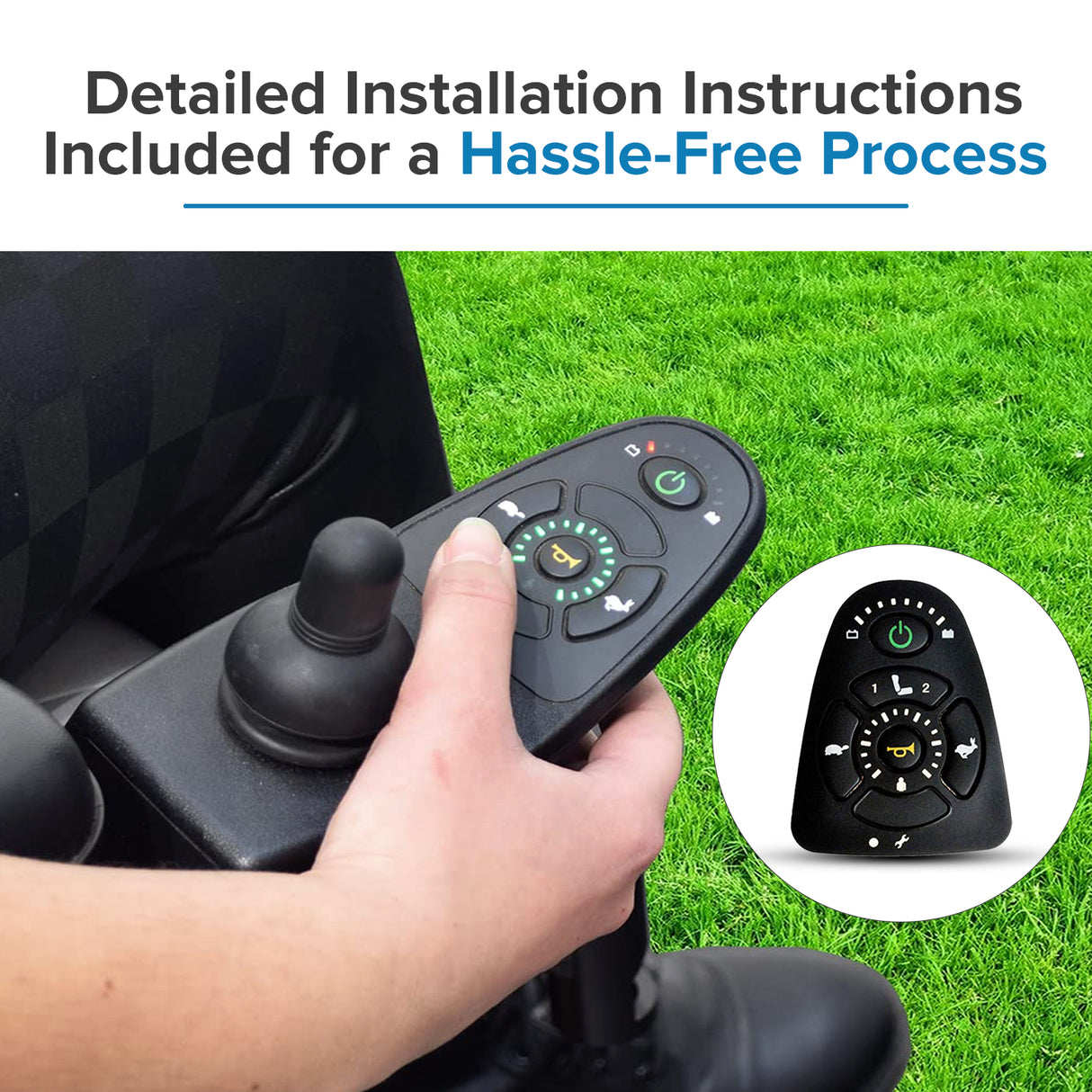 Keypad with Actuator Buttons for the 5 Key Dynamic Shark DK-REMD11 and MK5 SPJ+ Joystick