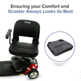 Black Vinyl Seat Base for Go-Go and Pride Revo (SC60/SC63/SC64) Mobility Scooters (SETBASE2546)