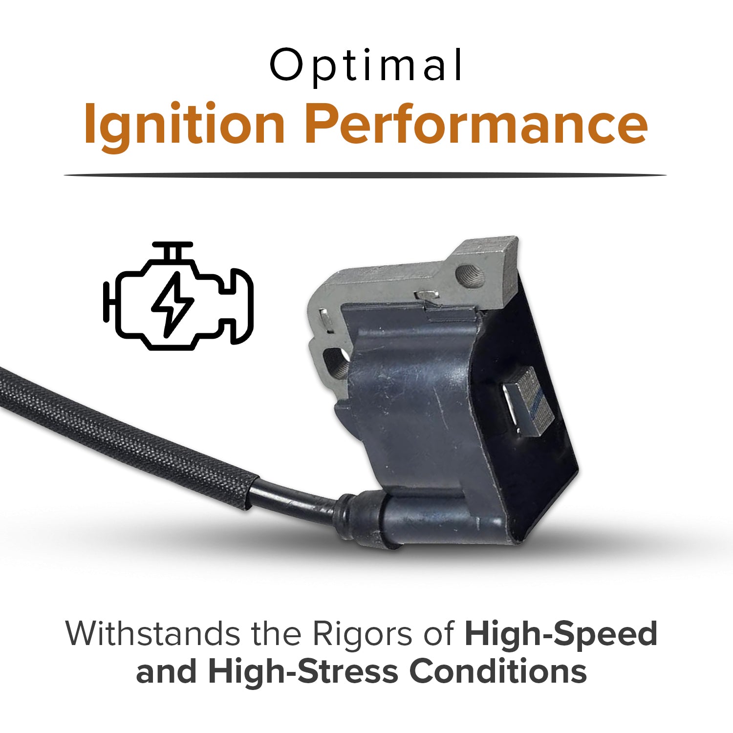 Ignition Coil for 40cc 4-Stroke ATVs, Dirt Bikes, & Mini Bikes