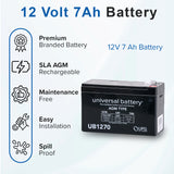 12 Volt Battery for the Razor E-Punk