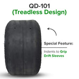 10x4.50-5 Tubeless Slick Tire  for Drift Trikes & Go-Karts