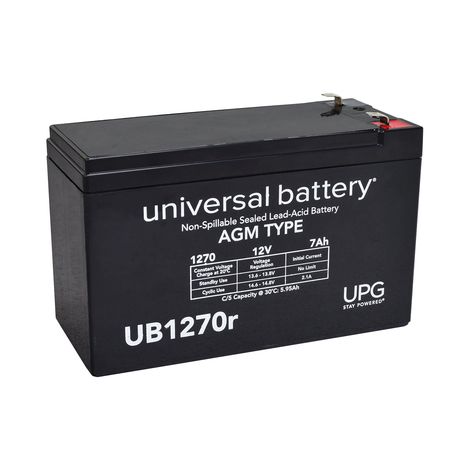 7 Ah 12 Volt AGM Scooter Battery with white text on a black surface, suitable for various scooters, featuring a sealed lead-acid design for maintenance-free use and high reliability.