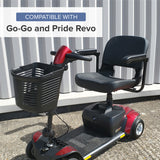 Black Vinyl Seat Base for Go-Go and Pride Revo (SC60/SC63/SC64) Mobility Scooters (SETBASE2546)