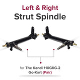 Left & Right Strut Spindle for Kandi 110GKG-2 & TaoTao GK110 Go-Karts (Pair)